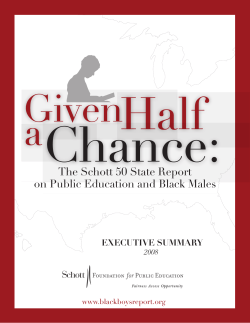 The Schott 50 State Report on Public Education