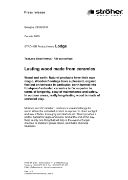Lasting wood made from ceramics