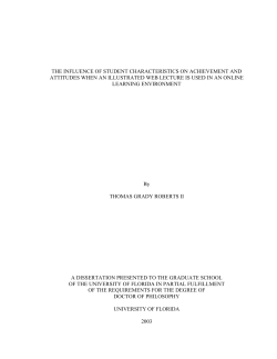 the influence of student characteristics on achievement