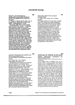 Invertebrate Zoology