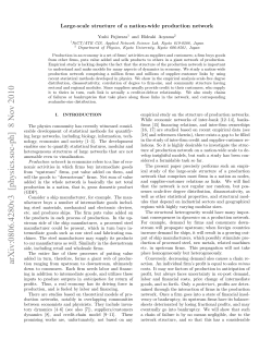 Large-scale structure of a nation