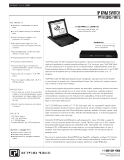 Data Sheet - Chatsworth Products