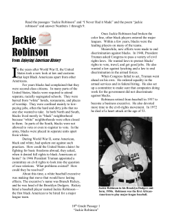 Jackie Robinson - Polk School District
