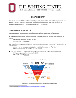 Prepositions