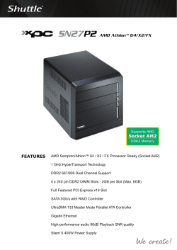 SN27P2 AMD Athlon&trade; 64/X2/FX