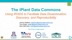 The iPlant Data Commons