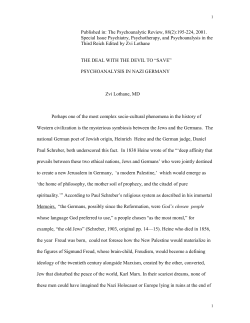 to Read - International Psychoanalysis