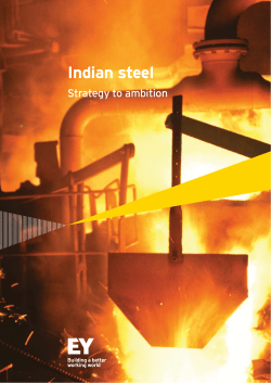 Indian steel - Strategy to ambition