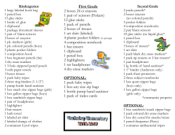 First Grade 2 boxes 24 ct crayons 1 pair of scissors (Fiskars) 12 glue