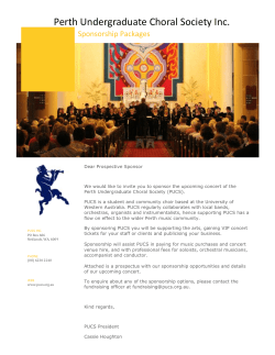 details of our sponsorship packages.