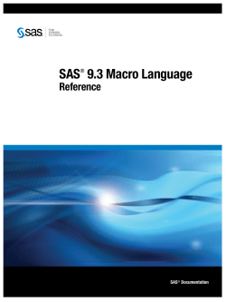 SAS 9.3 Macro Language Reference