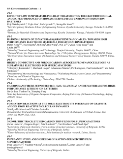 S5: Electrochemical Carbons – 2 P3