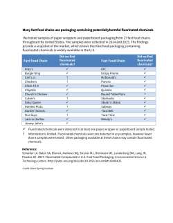 the table - Silent Spring Institute