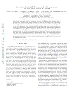 On neutron stars in f (R) theories: small radii, large masses and