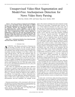 Unsupervised video-shot segmentation and model-free