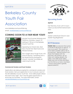 PDF of April 2016 Newsletter