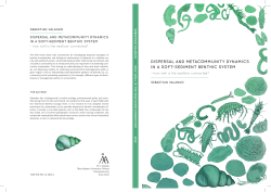 dispersal and metacommunity dynamics in a soft
