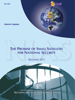 Small Satellites - International Strategic and Security Studies