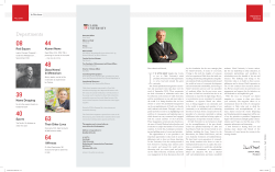 Dear alumni and friends, IT IS WITH GREAT delight that I write to