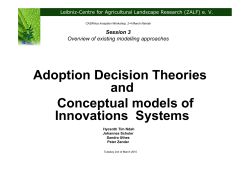 Adoption theories