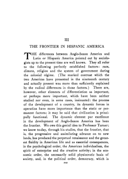 i11 the frontier in hispanic america