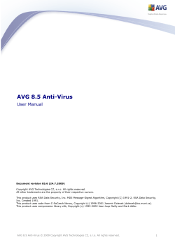 AVG 8.5 Anti