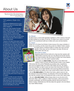 About Us - The Valerie Fund