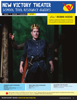 after | ROBIN HOOD - New Victory Theater