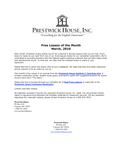 Free Lesson: James Joyce`s "The Dead"