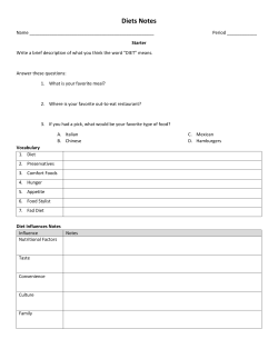 Diets Notes - davis.k12.ut.us