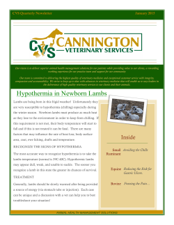 January 2015 &ndash; CVS Quarterly Newsletter