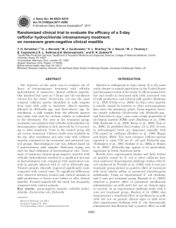 Randomized clinical trial to evaluate the efficacy of a 5