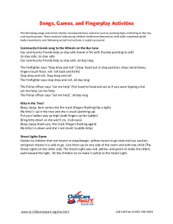 Community Friends song to the Wheels on the Bus tune Our