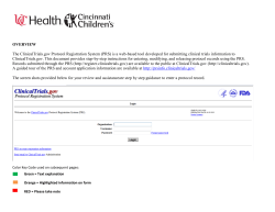 Guide to Post on ClinicalTrials.gov
