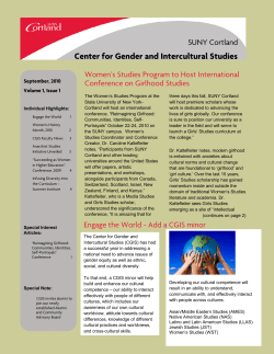 Center for Gender and Intercultural Studies