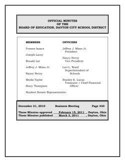 official minutes of the board of education