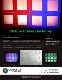 Picture Frame Backdrop