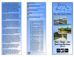 Bison &ndash; Reagan - John Deere Loop Bike Route