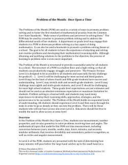 Once Upon a Time - Inside Mathematics