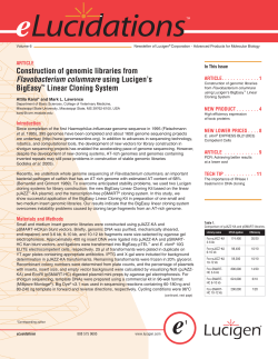 Construction of genomic libraries from Flavobacterium columnare