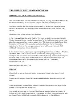 GSA Handbook-8 - Guild of St Agatha