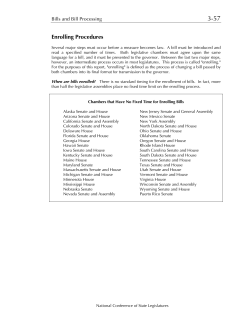 The Engrossing Process - National Conference of State Legislatures