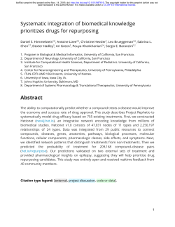 Systematic integration of biomedical knowledge prioritizes