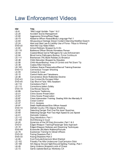 Law Enforcement Videos