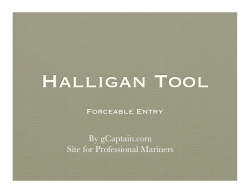 Forceable Entry By gCaptain.com Site for Professional Mariners