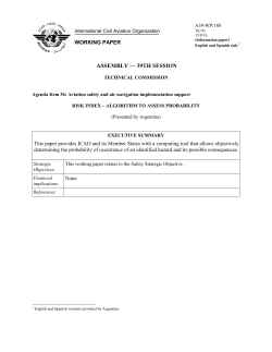 Risk index &ndash; algorithm to assess probability