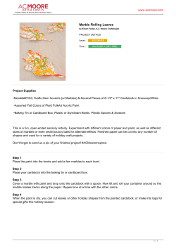 Marble Rolling Leaves