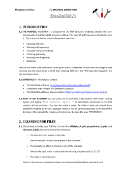 1. introduction 2. cleaning pdb files