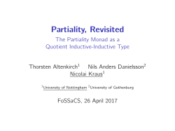 Partiality, Revisited - The Partiality Monad as a Quotient Inductive