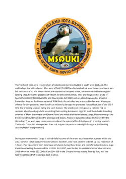 The Treshnish Isles are a remote chain of islands and